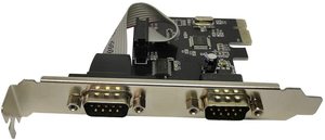<strong>PCI</strong> Express 1.0 X 1 to Industrial DB9 COM RS232 Converter Adapter <strong>Controller</strong> for Desktop PC - Product Image 3