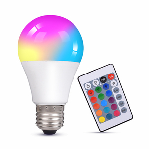 リモコン付きスマートRGBLED電球色変更ライトブラブムードフラッド電球 - Product Image 1