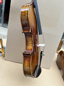 Old European Spruce Flamed Maple 4/4 Handmade Violin Quality Bridge Nice Sound Nylon String <strong>Fiddle</strong> with case - Product Image 6
