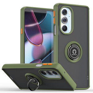 2022 Motorola Edge X30/X30 Pro/Plus uyumlu 2-in-1 manyetik telefon kılıfı kabuk 2-in-1 telefon kapağı halka tutucu ile arka kapak - Product Image 2