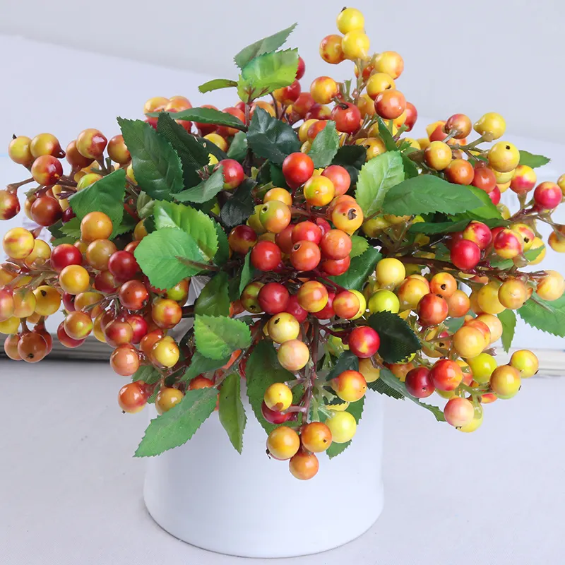 DIY Artificial Little berry Christmas simulation foam flower berry pick