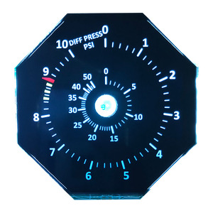 Grande Display 7 segmenti monocromatico moto tachimetro Display LCD prezzo di fabbrica personalizzato TN HTN VA FSTN - Product Image 4