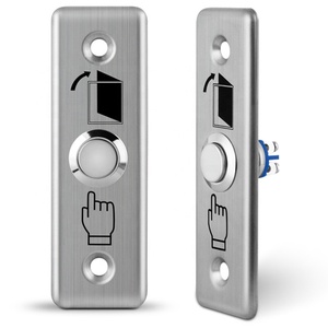 Serie 86 in acciaio inox automatico Reset porta pulsante di rilascio esterno sistema di controllo accessi TCP/IP metallo pannello interruttore di uscita