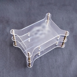 1-Layer <strong>Raspberry</strong> <strong>Pi</strong> 3 Transparent Acrylic <strong>Case</strong> Clear Box Enclosure Cover Shell with Logo for <strong>Raspberry</strong> <strong>Pi</strong> 2 Model B - Product Image 3
