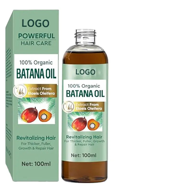 Minyak penumbuh rambut untuk WANITA HITAM Label pribadi minyak Batana organik murni minyak penumbuh rambut liar