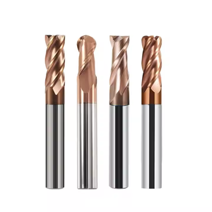 HRC55 TiAlN kaplama Imperial <span class=keywords><strong>End</strong></span> Mill Cnc işleme seti 4 flüt freze kesicisi düz uçlu mil Cnc araçları - Product Image 2
