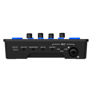 Vlog Live Streaming USB Audio Interface for Gamer Podcasting Go with <strong>Pro</strong> Preamp XLR 48V Microphone Gaming Audio <strong>Mixer</strong> Sound Card