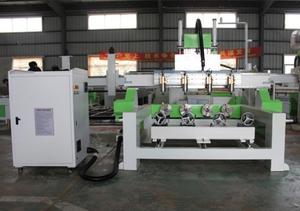 1325 CNC Router lavorazione del legno 4 testa mobili che fanno macchina con NC Studio Richauto controllo - Product Image 2
