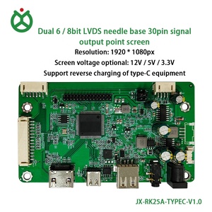 Tipo C y para entrada HDMI Pantalla LVDS 1920*1080 Tablero de control de monitor LCD con móvil/Máquinas de juego/Soporte de tecla de ratón de computadora