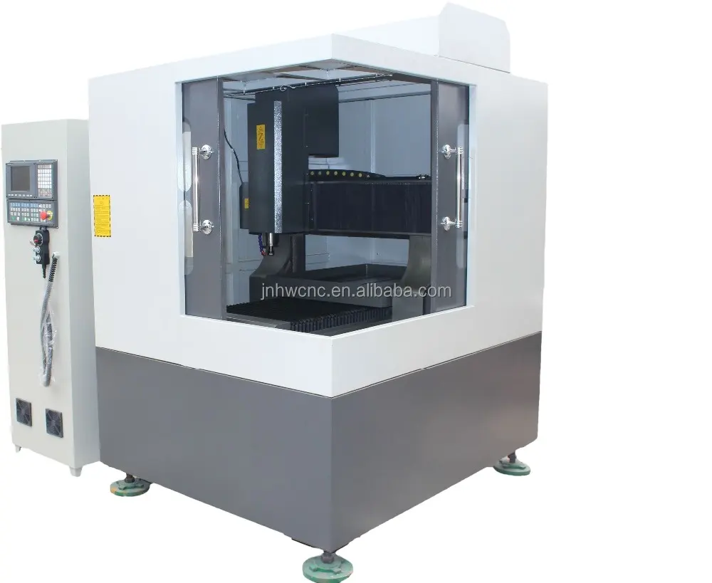 Máquina de tallado de enrutador CNC de estructura pesada 4040 6060 para fabricación de moldes de zapatos Husillo único 5KW Potencia 220V/380V Software Artcam