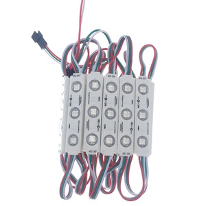 ไฟ LED 5050 3smd สีเต็มรูปแบบ12V 3โมดูลการฉีด RGB IC 7015ตั้งโปรแกรมได้ - Product Image 5