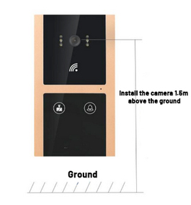 Hiwink Smart Home Solution Smart Home Security HD Sistema de intercomunicación de timbre al aire libre con monitor Tuya App Cámara Visión nocturna - Product Image 3