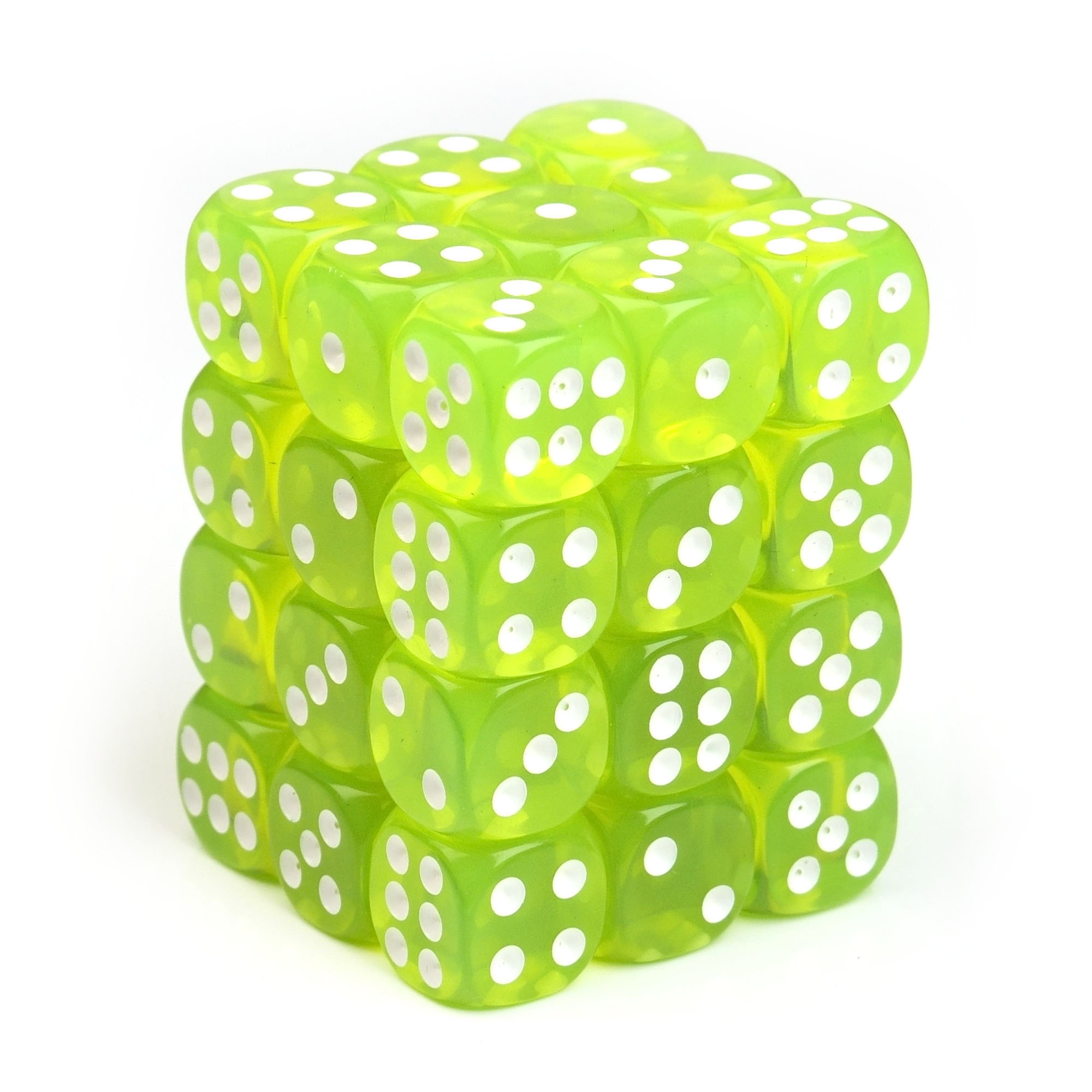 Verde fluorescente transparente