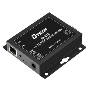 Dtech Hochwertiger serieller RS232-TCP-IP-Server Unterstützt OEM ODM Industrial POE-Seriell-Ethernet-Konverter - Product Image 1