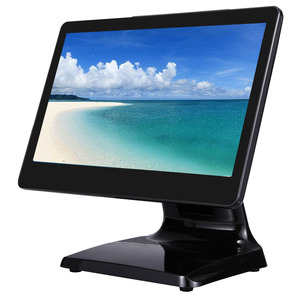 Terminal Pos de pantalla táctil capacitiva de 15,6 pulgadas Sistema Pos de pantalla única con CPU I3 I5 - Product Image 6
