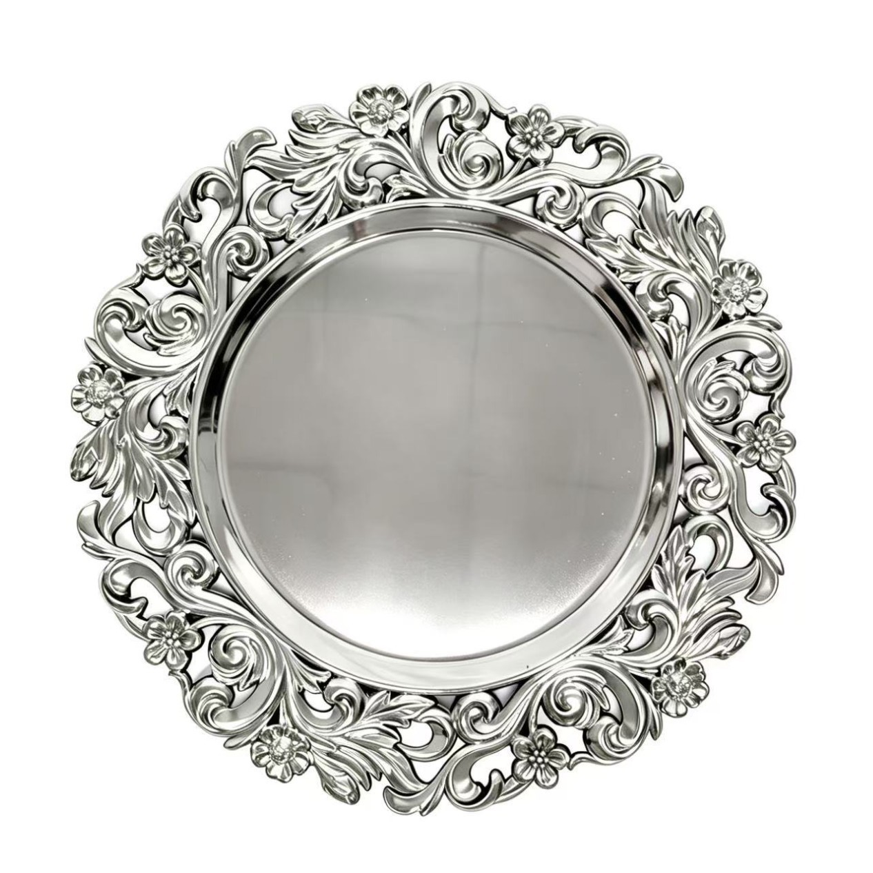 Glossy silver