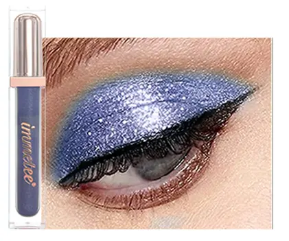 Fard à paupières liquide Sombra De Ojos, marque privée, ombre à paupières scintillante 9 couleurs pour maquillage quotidien, OEM/ODM