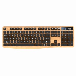 Wireless <strong>Computer</strong> <strong>Keyboards</strong> <strong>Mice</strong> Combo,Wood Colorful Full Size 104 Keys 2.4GHz Aesthetic Business Style PC <strong>Keyboard</strong> With <strong>Mouse</strong> - Product Image 6