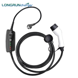 16A to 32A ayarlanabilir taşınabilir akıllı EV hızlı şarj elektrikli araç şarjı seviye 2 elektrikli araç şarjı - Product Image 5