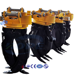 Hy vọng gỗ bền <span class=keywords><strong>log</strong></span> thủy lực xoay máy xúc vật lộn cho 5-32 tấn máy với 2500 mét Hàm mở và động cơ - Product Image 1