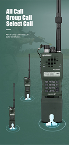 Yükseltme PRC-152A 10W Metal konut el taşınabilir kablosuz amatör radyolar Dual Band GPS & KDU ile opsiyonel 10km IP67 arabalar için