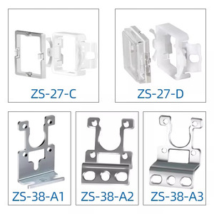 SMC dijital ekran basınç anahtarı Panel braketi aktüatör tipi Metal malzeme ZS-27-C/ZS-27-D/ZS-38-A1-A2 basınç göstergesi tutucu - Product Image 2