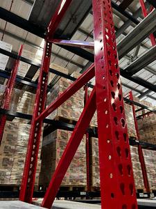 Sistema di scaffalatura per pallet in rete verticale con ripiani regolabili per ripiani <span class=keywords><strong>vna</strong></span>