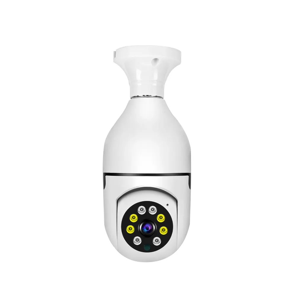 360 derece CCTV akıllı ev telefonu App kablosuz Wifi kamera ampul panoramik kamera