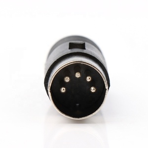 5针圆形连接器DS系列公插头电缆5针迷你Din公连接器 - Product Image 3