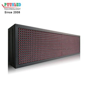 Display a LED di colore rosso di buona qualità luminosità dello schermo pubblicità semi esterna led messaggio a scorrimento segno led messaggio in movimento segno - Product Image 4