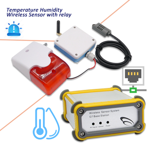 Entrada de humedad de temperatura inalámbrica con relé Controlador de temperatura y humedad de ventilador industrial - Product Image 1