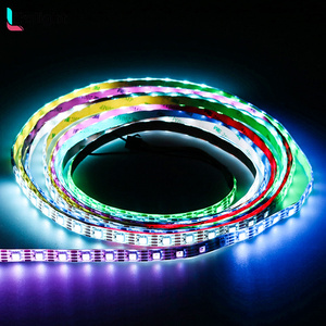 เช่นไฟ WS2813 WS2815 GS8208สัญญาณคู่แยกสัญญาณไฟ LED 60/100/144LEDs/M DC12V/24V Smart rgbic LED - Product Image 1