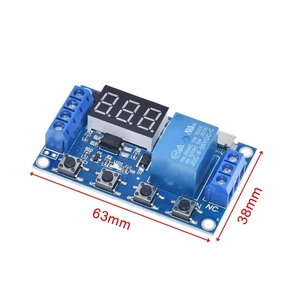 DC 12V 24V Dual MOS LED Digital Time Delay Relay Trigger Cycle Timer Delay Switch Circuit Board Timing Control Module fai da te