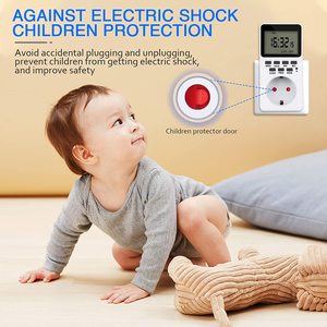 EU Electronic Digital Plug-in Timer, programmier bare Timer-Buchse mit LCD-Display - Product Image 4