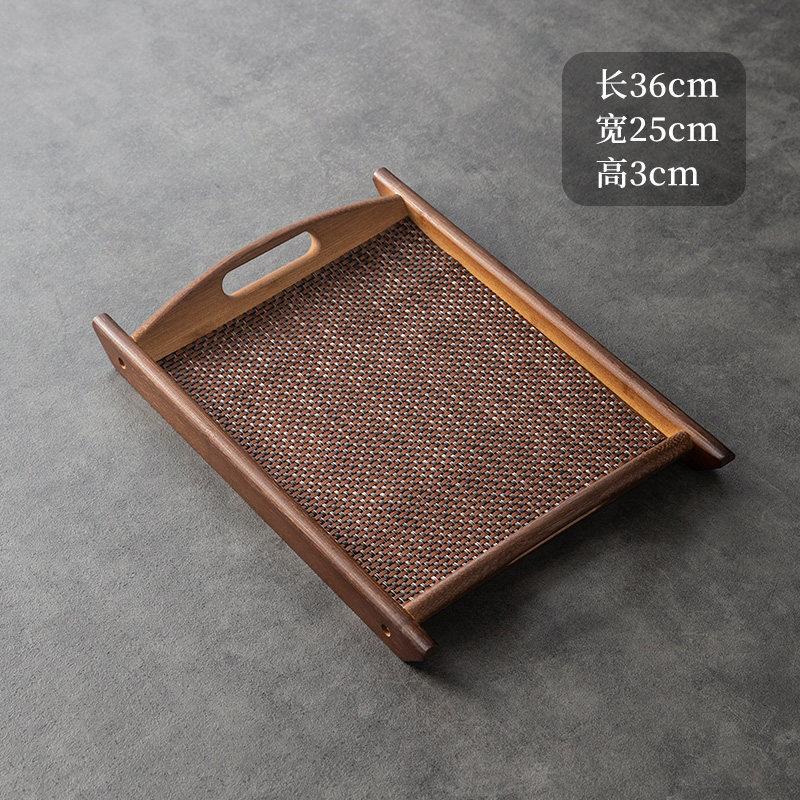 105 36*25*3 Walnut-colored double-ear placemat