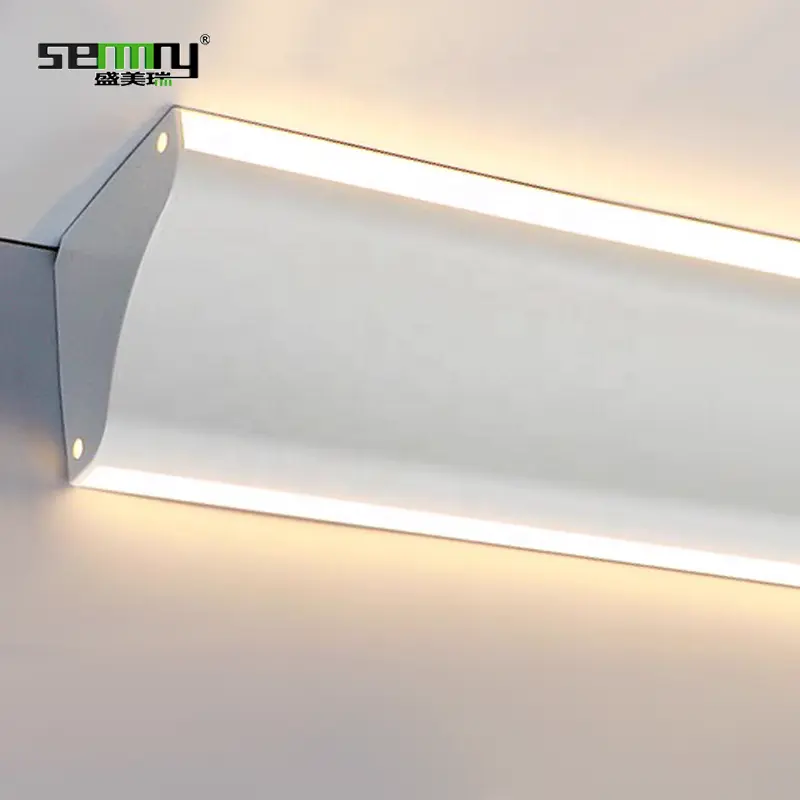 Anpassbares Schrankecken-LED-Profil 90-Grad-Winkel V-Form LED-Aluminium profil für LED-Streifen möbel
