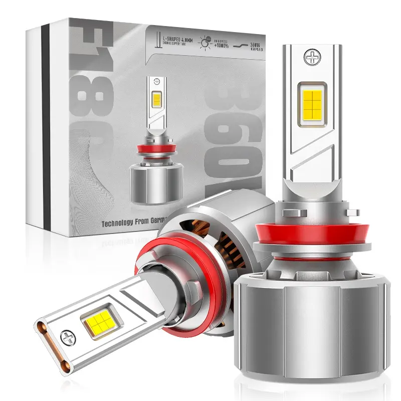 2023 xenplus 360w coppia F180 faro led 58000LM 6000-6500K faro led 8 volte più luminoso rispetto alle lampadine alogene originali