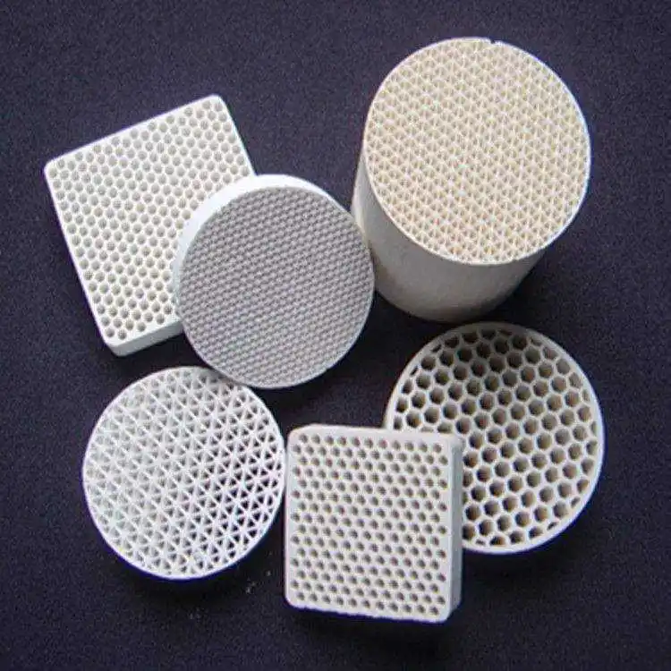 Hoch hitze beständiger Keramik waben filter