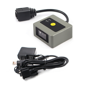Escáner de código de barras 1D 2D portátil con cable USB Código QR y lector de código de barras en stock - Product Image 1