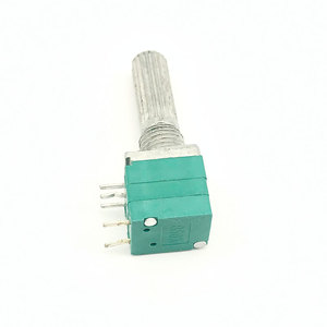 Rk097 Pec09 9mm A10k <span class=keywords><strong>10k</strong></span> <span class=keywords><strong>B103</strong></span> karbon Film yatay döner potansiyometre ile döner anahtar özelleştirilmiş ses kontrolü kullanılan