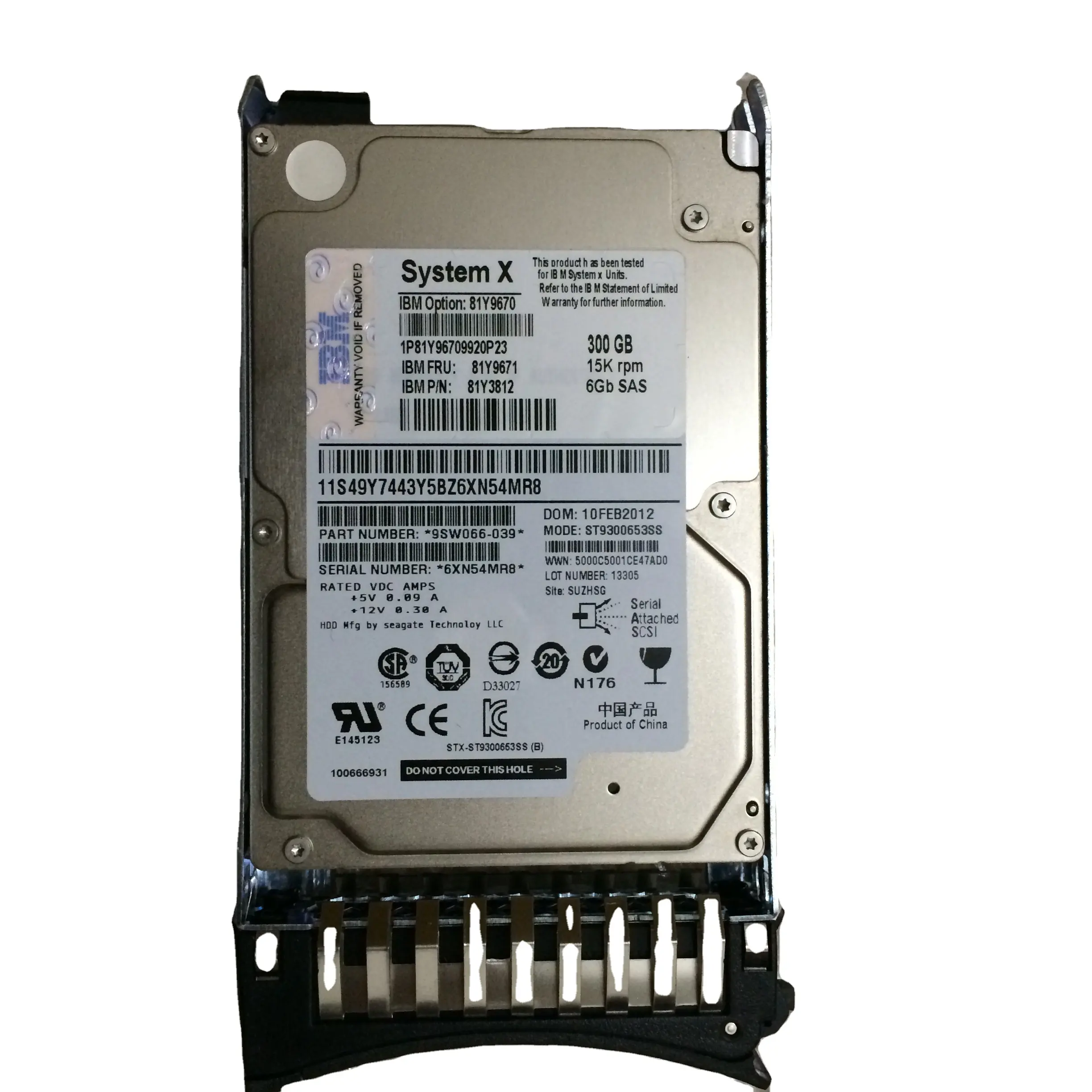 Hard Disk Drive asli baru 00XH184 1.2TB SAS 10K dapat ditukar 2.5 inci