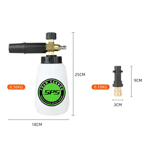 SPS 5000 PSI Áp Lực Cao Cao Cấp Vòi Phun Rộng Bọt Pháo Tuyết Bọt <span class=keywords><strong>Lance</strong></span> Với Kết Nối Nhanh Rửa Xe - Product Image 6