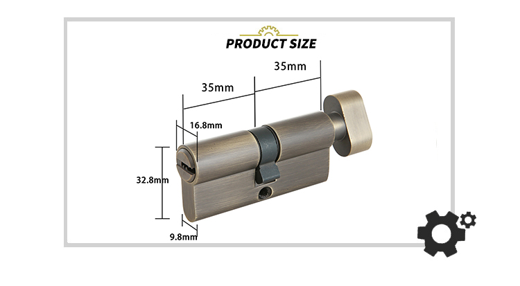 EADER commercial mortise door parts euro profile zinc alloy lock cylinder