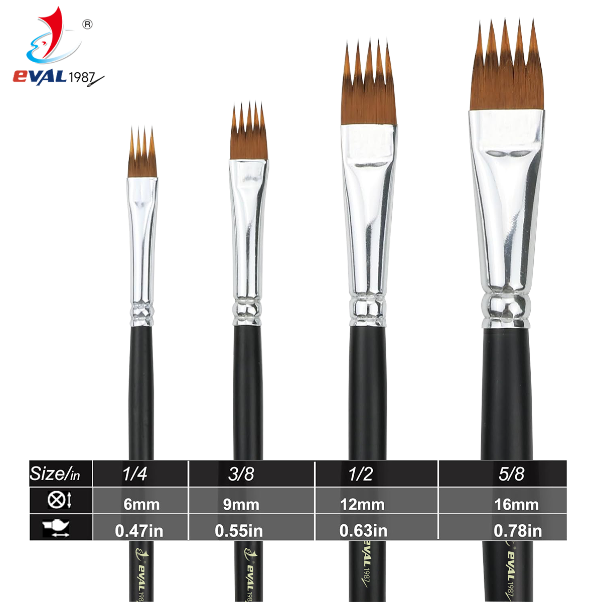 Brosse peigne 4 pièces
