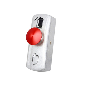 Cerradura de empuje de puerta de emergencia verde/rojo de alto impacto impermeable y liberación de interruptor de botón de salida de metal para control de acceso - Product Image 1