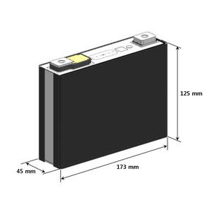 Prizmatik NMC lityum Li-Ion SDI94 pil hücresi 3.7V 94AH EV ve enerji depoları uygulamaları - Product Image 1
