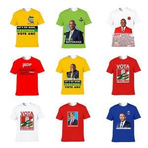 Gahumi Wholesale Price 150 Gsm Factory Direct Plain 100% Polyester President T-Shirts Elections Campaign Promotional T Shirt - Product Image 5