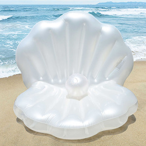 Blow up Large Clam Floatie with Pearl Ball, Raft Chair for Swimming <strong>Pool</strong> Summer Party for Adults <strong>Inflatable</strong> <strong>Seashell</strong> <strong>Pool</strong> <strong>Float</strong> - Product Image 3