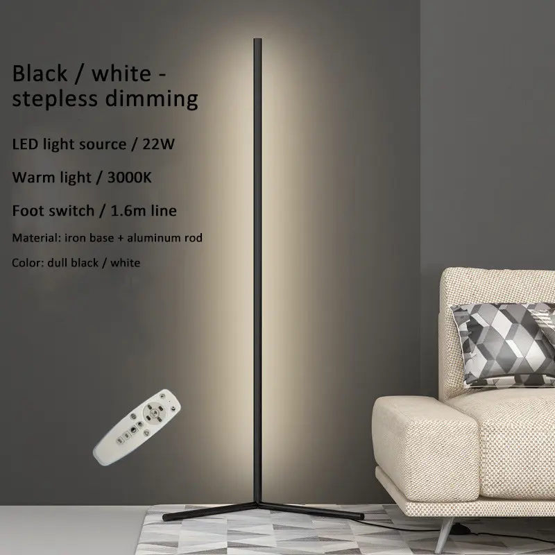 Минималистичный декоративный светильник для гостиной, угловой стоячий светильник, Северный светодиодный Угловой напольный светильник