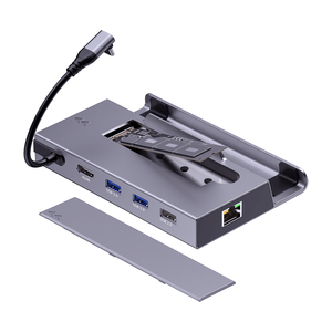 7 In 1 Aluminium Rog Ally Docking Station Stoomdek Rog Ally Rj45 4K Voor Hdmi Hub Dual Usb 3.2 Usb C Poorten Oled Stoom - Product Image 1